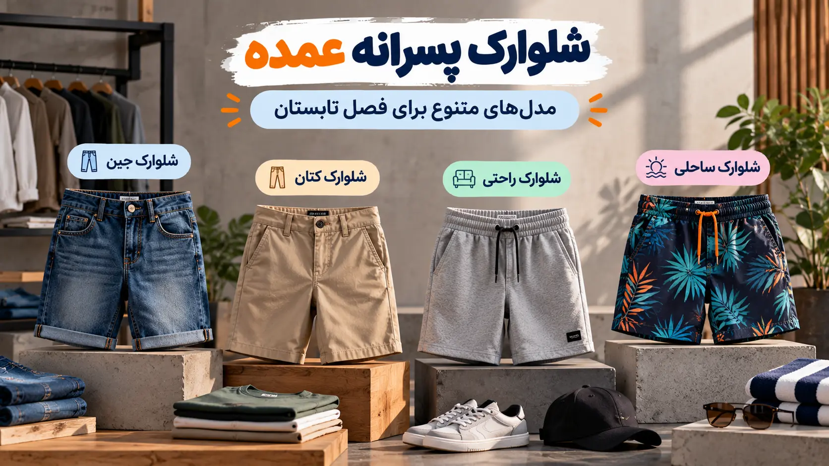 خرید شلوارک پسرانه عمده از لینک ویترین